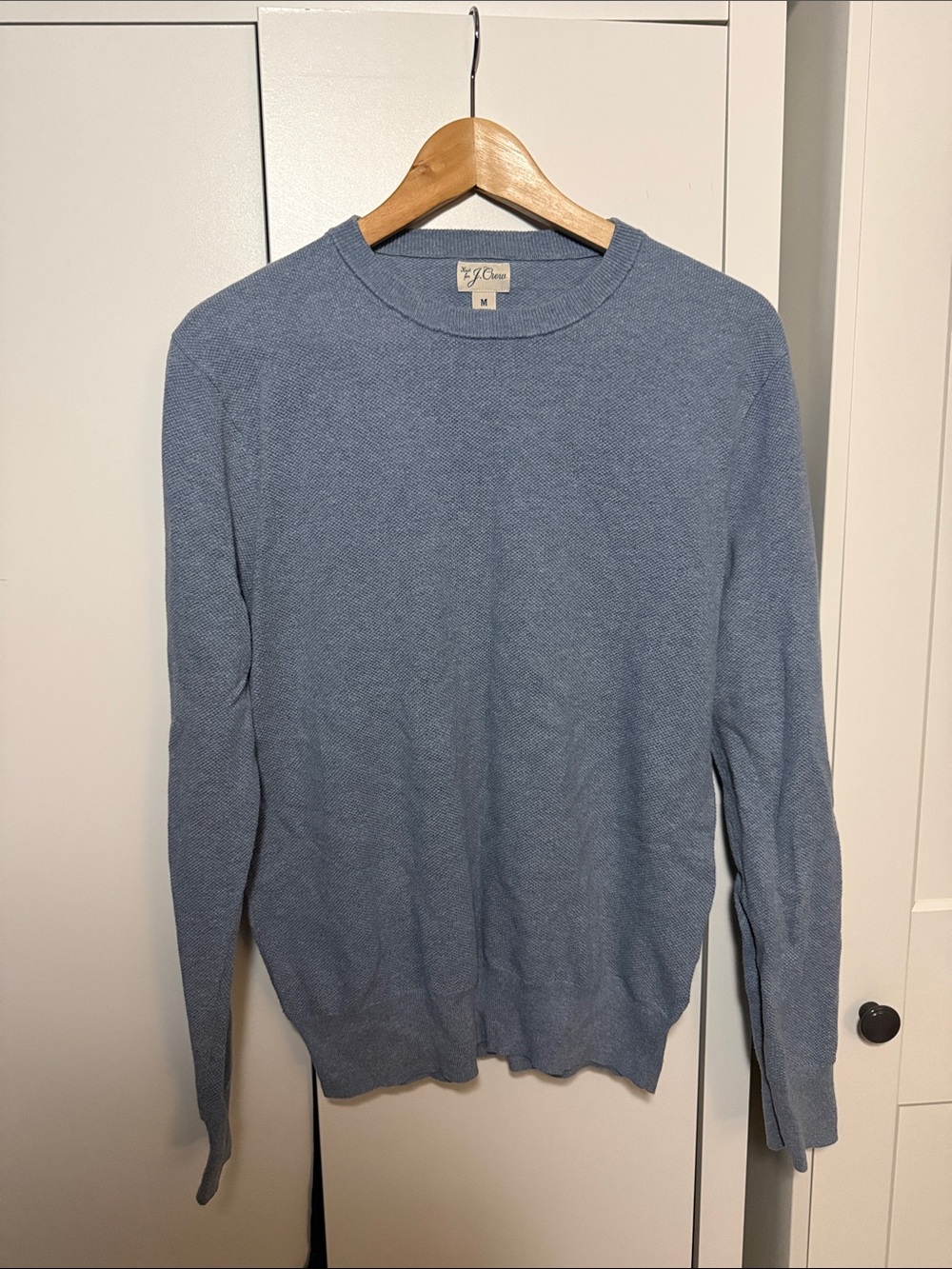 J. Crew Men’s Crewneck Sweater in Light Blue
